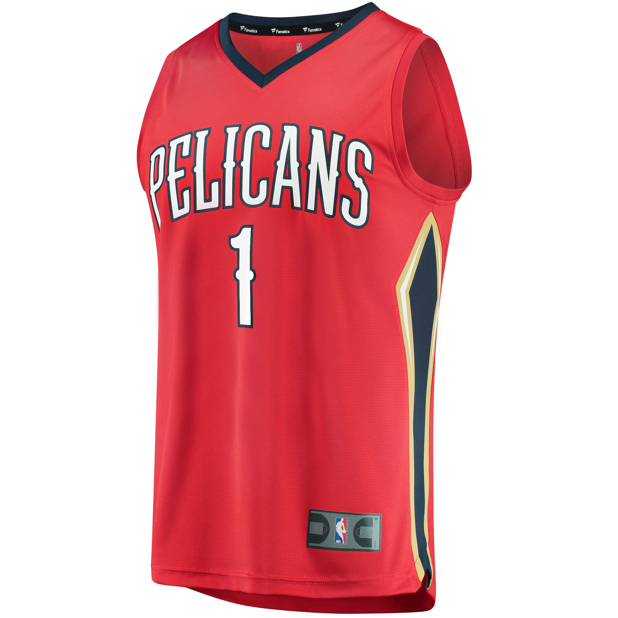 Zion Williamson New Orleans Pelicans Fanatics Replica Fast Break Jersey Red – Statement Edition Clowdercats